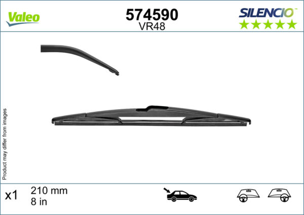 Valeo Zadnji Brisač - Metlica (574590), Dimenzija: 210mm