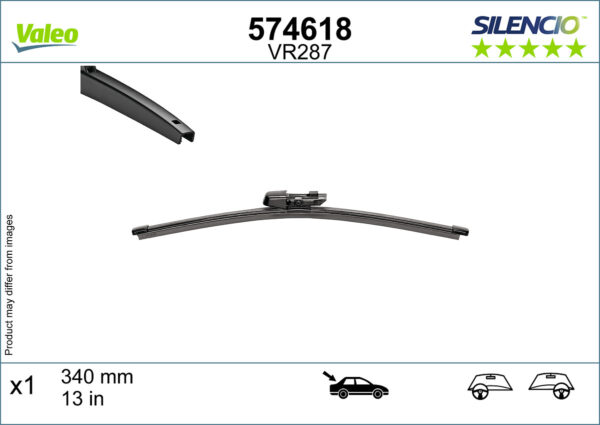 Valeo Zadnji Brisač - Metlica (574618), Dimenzija: 340mm