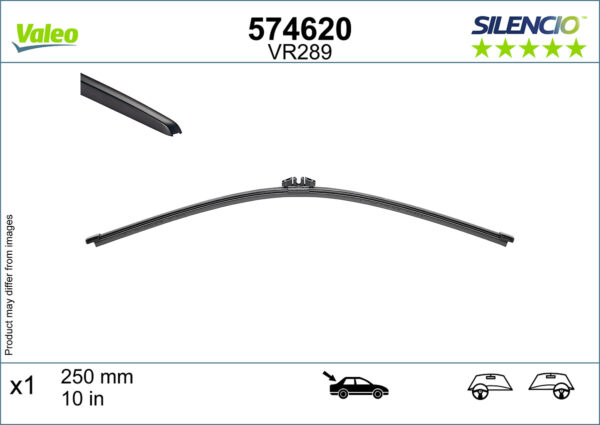 Valeo Zadnji Brisač - Metlica (574620), Dimenzija: 250 mm