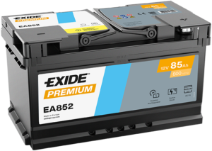 EXIDE Premium Akumulator 12V 85Ah 800A (EA852) desno+