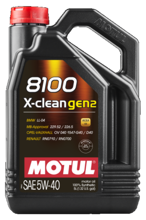 MOTUL 8100 X-Clean Gen2 5W40 5Lit.