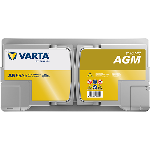 VARTA DYNAMIC AGM A5 Akumulator 12V 95Ah Desno+ - Slika 2