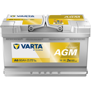 VARTA DYNAMIC AGM A6 Akumulator 12V 80Ah Desno+
