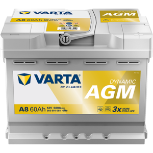 VARTA DYNAMIC AGM A8 Akumulator 12V 60Ah Desno+