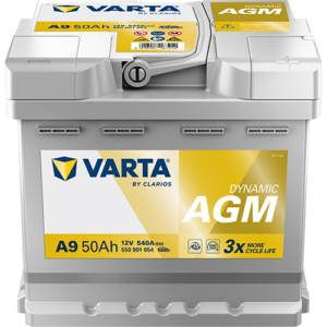 VARTA DYNAMIC AGM A9 Akumulator 12V 50Ah Desno+