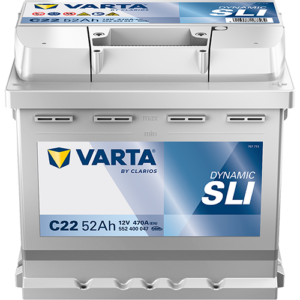 VARTA Blue Dynamic C22 Akumulator 12V 52Ah Desno+