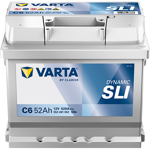 VARTA Silver Dynamic C6 Akumulator 12V 52Ah Desno+