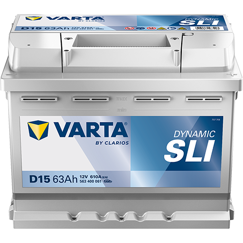 VARTA Silver Dynamic D15 Akumulator 12V 63Ah Desno+