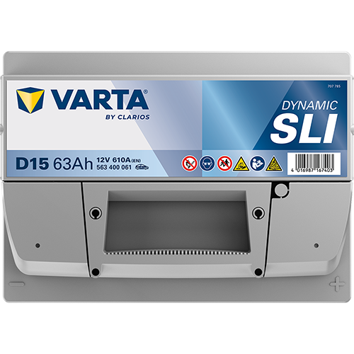 VARTA Silver Dynamic D15 Akumulator 12V 63Ah Desno+ - Slika 2