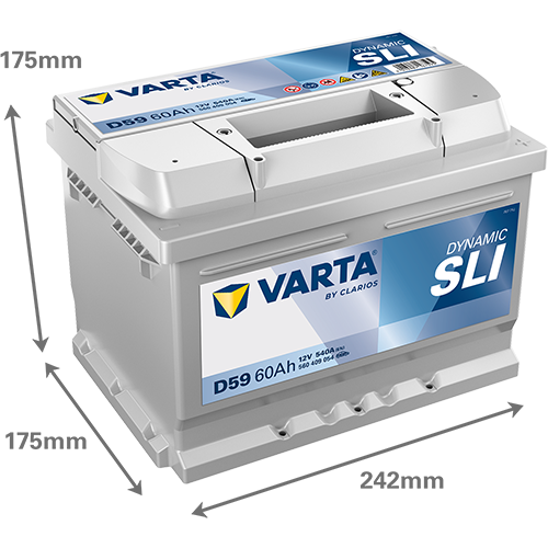 VARTA Blue Dynamic D59 Akumulator 12V 60Ah Desno+ - Slika 3