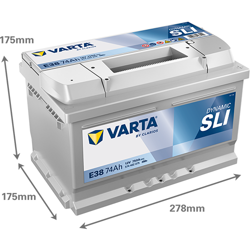 VARTA Silver Dynamic E38 Akumulator 12V 74Ah Desno+ - Slika 2