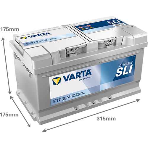 VARTA Blue Dynamic F17 Akumulator 12V 80Ah Desno+ - Slika 3