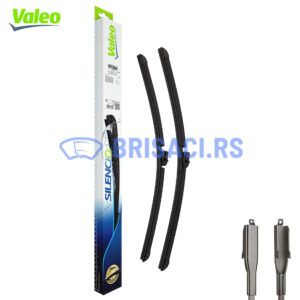 Valeo Silencio Flat (574306) - Set Prednjih Brisača (2kom), Dimenzije: 600mm & 580mm