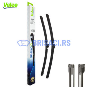 Valeo Silencio Flat (574303) - Set Prednjih Brisača (2kom), Dimenzije: 550mm & 550mm