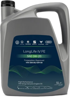 VW LONGLIFE IV FE 0W20  508.00/509.00 5Lit. Motorno Ulje